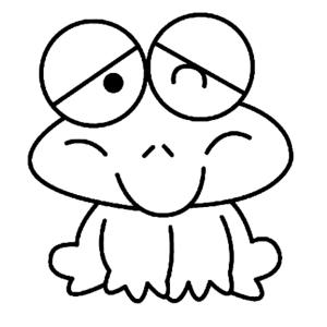 Grenouille 03 - Motif à décorer