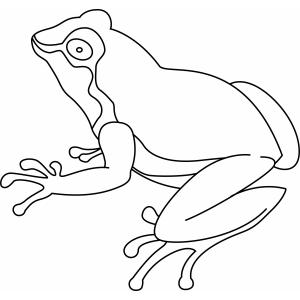 Grenouille 07 - Motif à décorer
