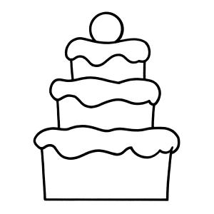 Gâteau 12 - Motif à décorer