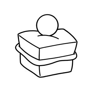Gâteau 13 - Motif à décorer