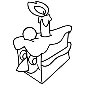 Gâteau 15 - Motif à décorer