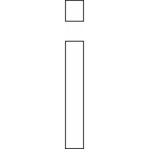 i minuscule - Motif à décorer