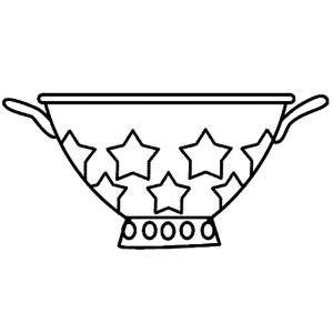 Passoire 01 - Motif à décorer