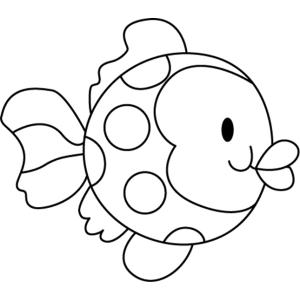 Poisson 01 - Motif à décorer