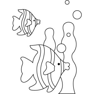 Poisson 02 - Motif à décorer