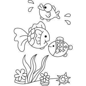 Poisson 04 - Motif à décorer