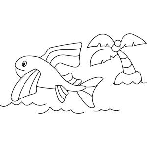 Poisson 06 - Motif à décorer