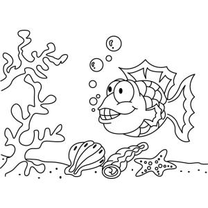 Poisson 14 - Motif à décorer
