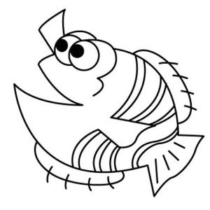 Poisson 16 - Motif à décorer