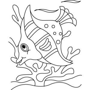 Poisson 18 - Motif à décorer