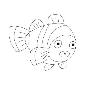 Poisson 35 - Motif à décorer