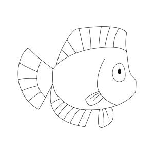 Poisson 36 - Motif à décorer