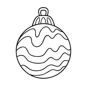 Boule ronde au Père Noël