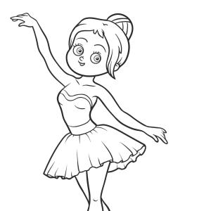 Coloriages de danseuses