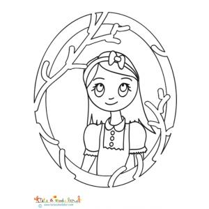 Portrait d'Alice aux pays des merveilles