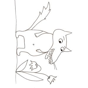 coloriage de monsieur le loup