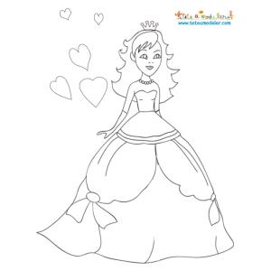 La belle au bois dormant en robe de bal