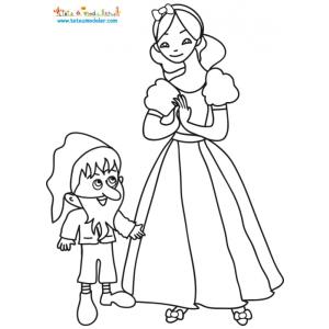 Blanche Neige et le nain