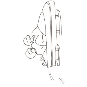 Coloriage bobsleigh