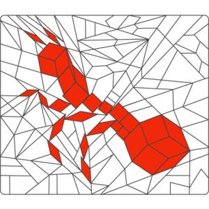 Solution du Jeu de coloriage géométrique : animal n°2