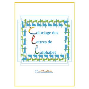 Couverture alphabet cursif