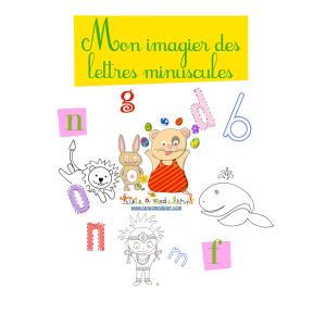 Couverture de l' imagier des lettres minuscules