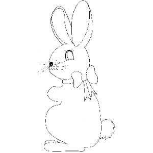 Gabarit lapin de Pâques