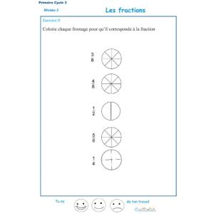 exercice 9 : les fractions 