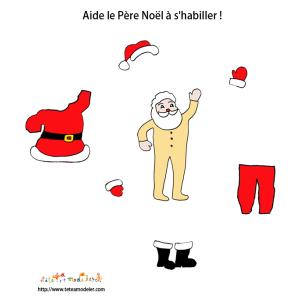 habiller le Père Noël 
