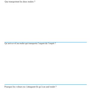 Fiche de lecture sur les deux mulets page 2