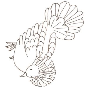 coloriage d'un goura 
