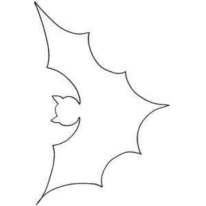 Chauve-souris d'Halloween à imprimer