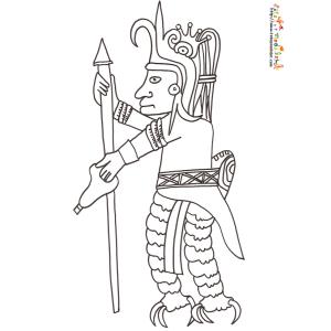 Coloriage Inca Codex 