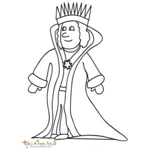 Coloriage du roi