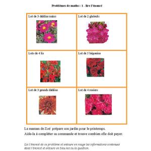 problème de maths 6 : énoncé
