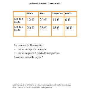 problème de maths 8 : énoncé