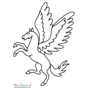 Coloriage de Pégase