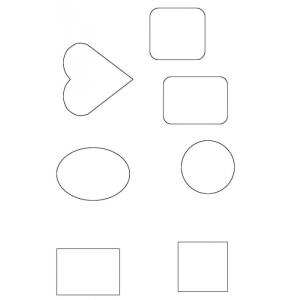 Formes pour cadre photo