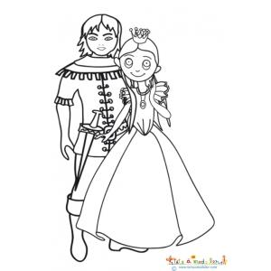 Raiponce dans les bras du prince