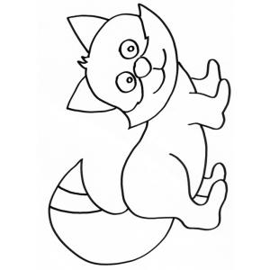 Imprimer le coloriage d'un raton 