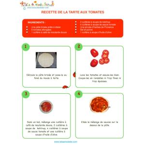 Recette de la tarte à la tomate