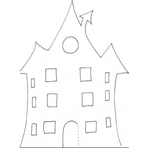 Modèle maison pour photophore junior