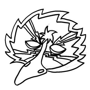  Coloriage masque oiseau