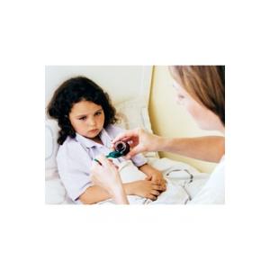 Enfant malade de la grippe