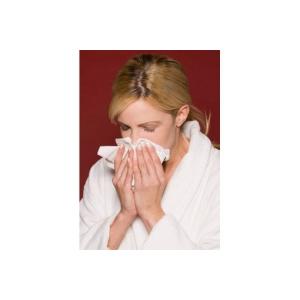 Femme malade de la grippe