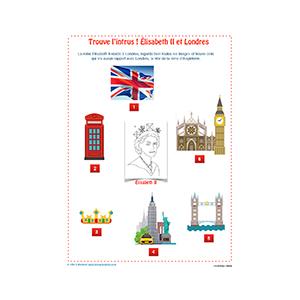 Trouve l'intrus : Élisabeth II et Londres