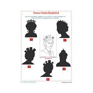 Trouve l'ombre Élisabeth II