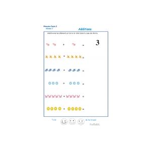 Fiches exercices maths cycle1