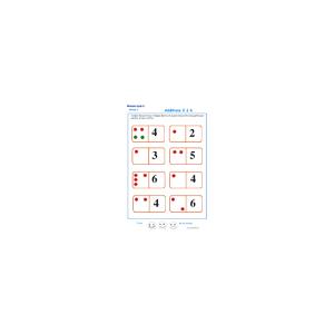 additions de 1 à 10 - exercice 2 niveau 2 