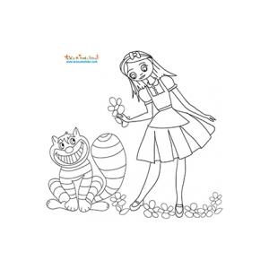 Coloriages Alice au pays des merveilles 